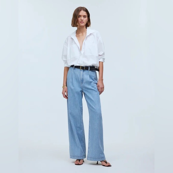 The Harlow Wide-Leg Jean: Airy Denim Edition - Picture 1 of 9